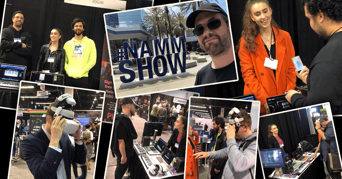Vogum at NAMM.